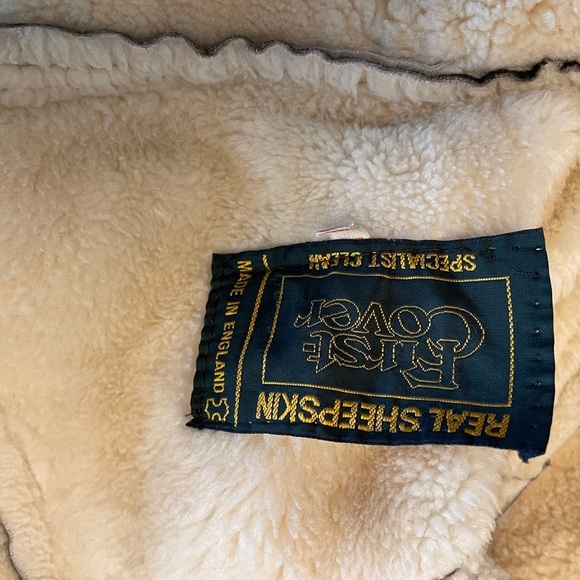 Beautiful soft genuine leather bomber jacket lined with English sheep’s wool! - Picture 7 of 9